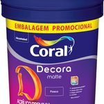 Tinta Acrílico Premium Decora Matte Fosco 20L Branco Coral BD
