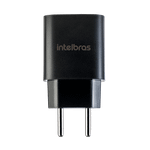 Carregador USB + USB C 2 Portas EC11 Power 20W Preto Intelbras UN
