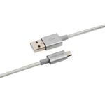Cabo USB x Micro USB 1,5m Nylon Branco EUAB 15NB Intelbras UN
