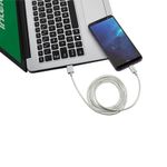Cabo USB x USB-C 1,5m Nylon Branco EUAC 15NB Intelbras UN