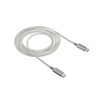 Cabo USB-C x USB-C 1,5m Nylon Branco EUCC 15NB Intelbras UN