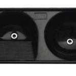 Tanque Marmofibra Preto Decoralita 102X50 UN