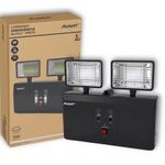 Luminária de Emergência Bloco 5W 6000K Preto Fosco Avant UN