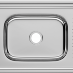 Pia Inox para Cozinha Tramontina Standard UN