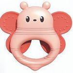 Chocalho Mordedor Borboleta Rosa Zippy UN