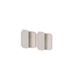 Conjunto Ganchos de Parede Bege Eleve Ou UN