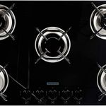 Fogão Cooktop Glass Preto 5 Bocas A Gás Tramontina UN