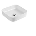 Cuba de Apoio Quadrada 39cm Branca - Qualiz UN