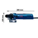 Mini Esmerilhadeira Angular GWS 9-125 S Bosch UN
