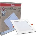 Luminária LED de Embutir Quadrado 24W 4000K - Avant UN