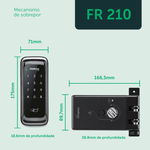 Fechadura Digital para Porta de Correr FR210 Intelbras UN