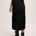 SAIA MIDI ROSE CARGO                                                                                 PRETO