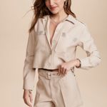CAMISA LORETTA ALFAIATARIA AREIA