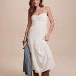 VESTIDO PHILOMENA MIDI OFF WHITE
