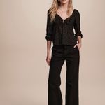 BLUSA FABI MANGA LONGA PRETO
