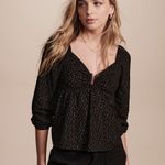 BLUSA FABI MANGA LONGA PRETO
