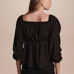 BLUSA FABI MANGA LONGA PRETO
