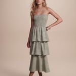 VESTIDO GIU MIDI VERDE GARRAFA