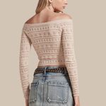 TRICOT SINGAPURA OMBRO A OMBRO AREIA