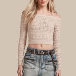 TRICOT SINGAPURA OMBRO A OMBRO AREIA
