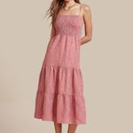 VESTIDO ABU DHABI MIDI ROSA BEBE