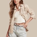 CAMISA FRANJAS SULA AREIA