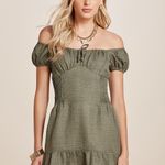 VESTIDO SYDNEY CURTO VERDE MILITAR