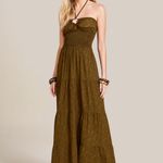 VESTIDO CLARICE LONGO VERDE MILITAR