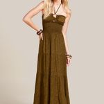 VESTIDO CLARICE LONGO VERDE MILITAR