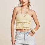 TOMARA QUE CAIA TRICOT TRINIDAD AMARELO