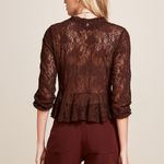 BLUSA ELEONORA MARROM