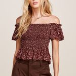 BLUSA DORA MARROM