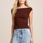 BLUSA FLORIDA MARROM