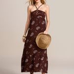 VESTIDO ROSA MARROM
