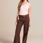 CALÇA SARJA ELIS MARROM