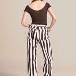 CALÇA SARJA MILENA MARROM
