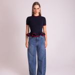Blusa Natalie Bicolor