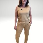 Conjunto Moletinho Calca Jogger E Regata