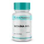 Betaína Hcl 300mg 90 Cápsulas