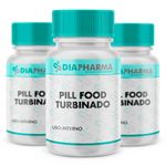 Kit 3 Pill Food Turbinado 120 cápsulas