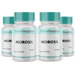 Kit 4 frascos de Morosil 500mg 30cáps com selo de autenticidade