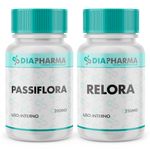 Kit Calmante - Passiflora (Maracujá) + Relora 60 Cápsulas