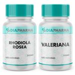 Kit Controle do Estresse - Rhodiola Rosea + Valeriana