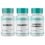 Kit Emagrecendo Melhor - Morosil, garcinia e orlistat 120mg