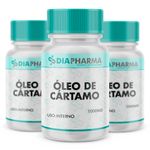 Kit Óleo de Cártamo 1g 3 Frascos de 120cáps