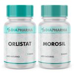 Kit Orlistat 120mg 60 Cáps + Morosil 500mg 30 Cáps