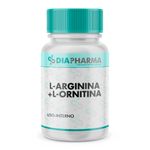 L-Arginina 500mg com L-Ornitina 250mg 90 Cápsulas