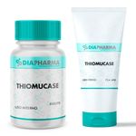 Thiomucase Em Creme 135 UTR 60g + Thiomucase 400UTR 90 Cápsulas