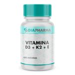 Vitamina D3 com Vitamina K2 com Vitamina E 60 Doses
