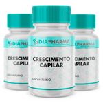 Kit 3 Vitaminas para Crescimento Capilar 30 Cápsulas
